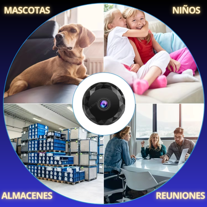 Mini Camara de Seguridad WiFi 1080p HD